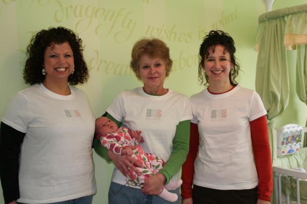 Nicky, Me, & Krissy  
Wearing matching shirts!