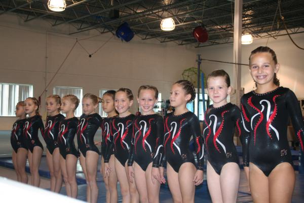 Olivia 4th from the right, big smile!
Placed 2nd in State of Wisconsin in her age group.