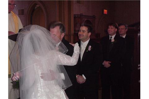 Pete giving Krissy to Joe
March 2002