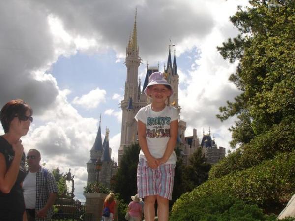 on her trip to disney world :)